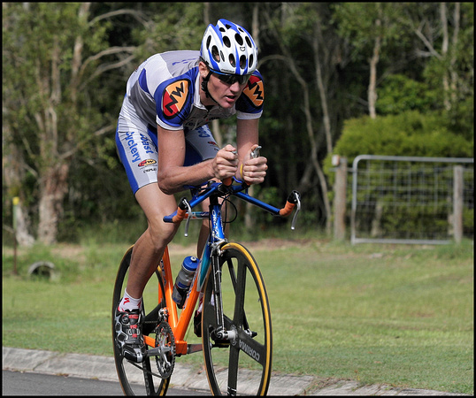 Tony Mann (Coast Cyclery) fastest @ 3:29