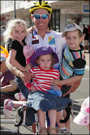 Daniel Wilkes shares the joy of 2nd place (C grade) with family
